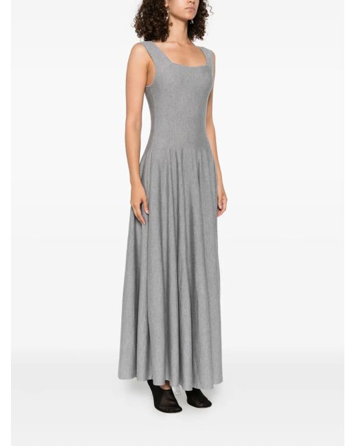 Khaite Gray Jodie Midi Dress