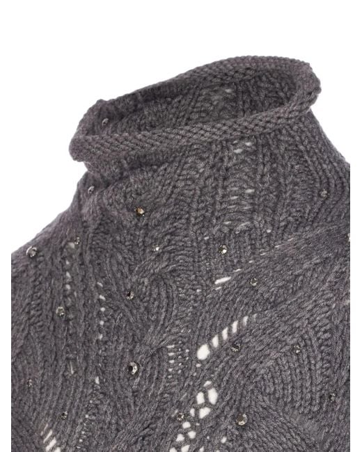 Jersey con apliques Liu Jo de color Gray