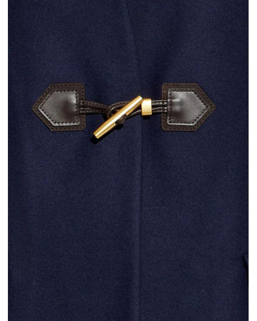 Moschino Blue Elbow-Patch Blazer
