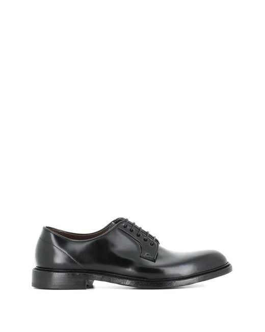 Green George White Polished Leather Derby Shoes for men