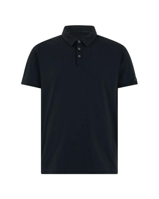 Rrd Black Short-Sleeved Polo Shirt for men