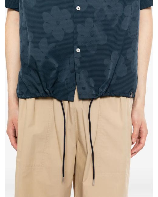 SPORT b. by agnès b. Blue Aop Shirt for men