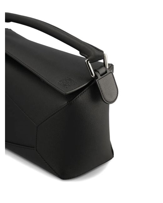 Petit Sac Cabas Puzzle Edge Loewe en coloris Black