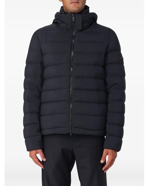 Peuterey Blue Boggs Hooded Coat for men
