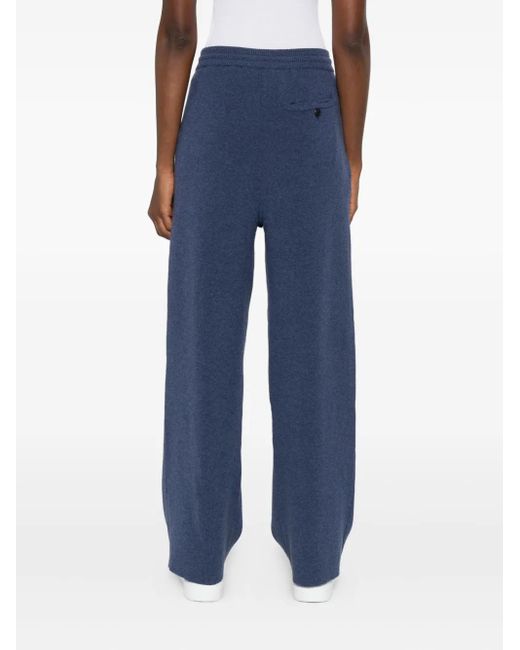 Lanvin Blue Knitted Trousers