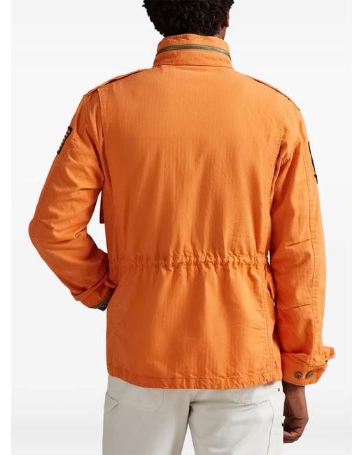 Polo Ralph Lauren Orange Multiple-Patch Jacket for men