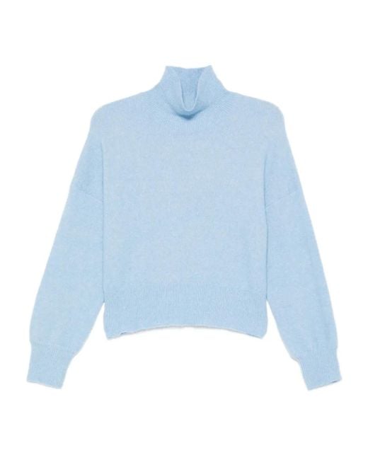 Pull Ample À Col Montant Samsøe & Samsøe en coloris Blue