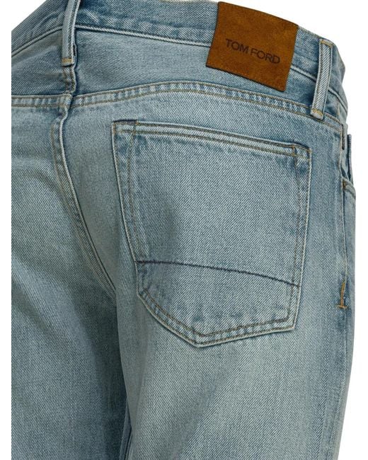Tom Ford Blue Denim Jeans for men