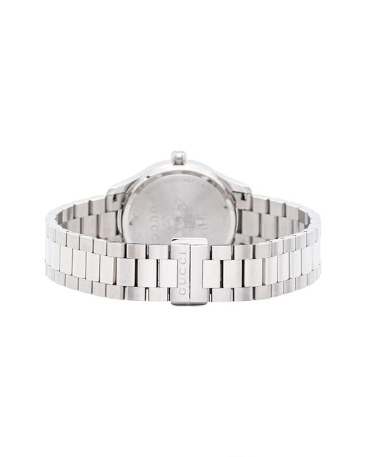 Gucci Blue G-timeless Stainless Steel & Turquoise Bracelet Watch