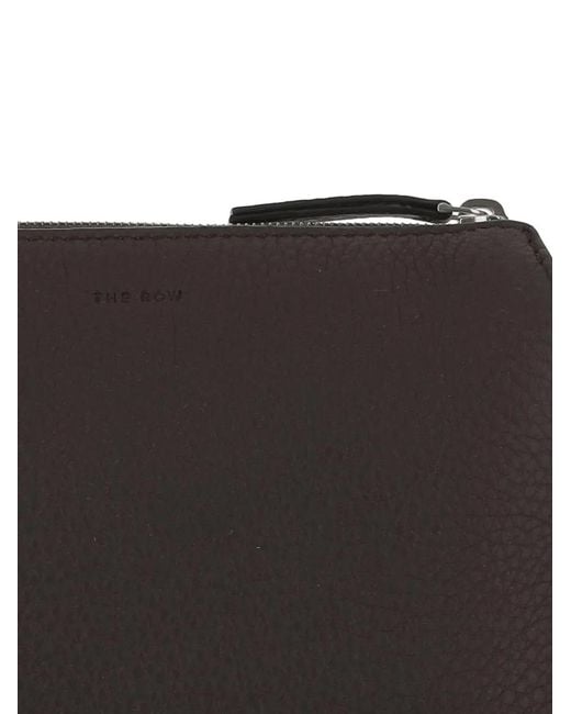 The Row Black Zip Fastening Clutch Bag
