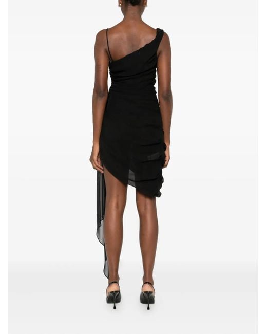 Robe À Design Asymétrique À Une Épaule GIUSEPPE DI MORABITO en coloris Black