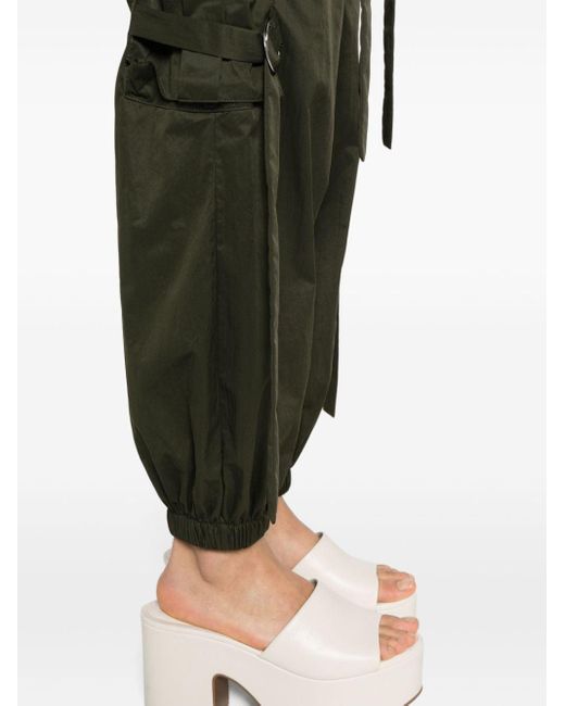 Pantalon cargo à boucles D Liu Jo en coloris Green
