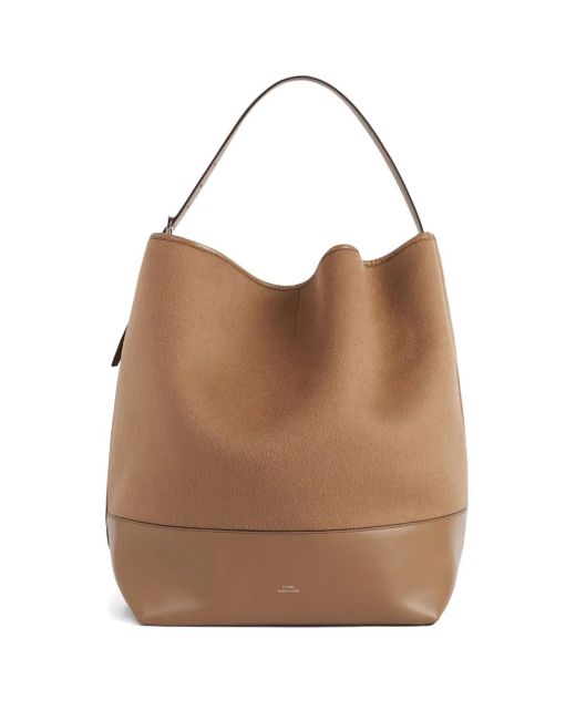 Bolso shopper con detalle de cinturón Totême  de color Brown