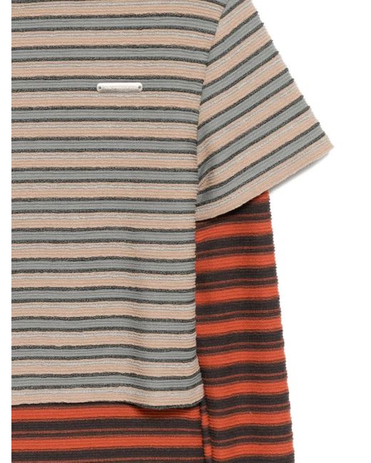 ANDERSSON BELL Natural Multi Stripe T-Shirts