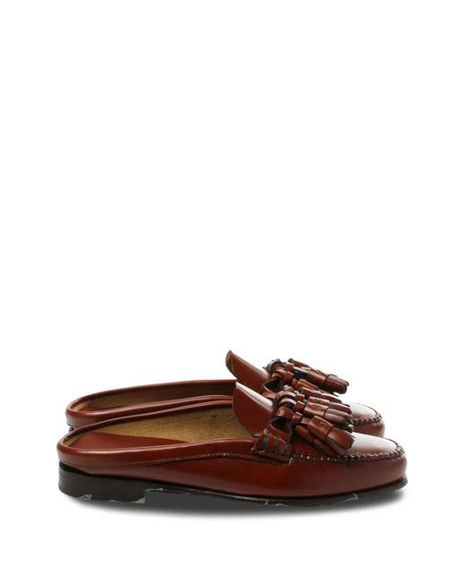 Hereu Brown Tassel Mules