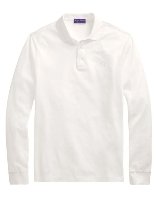 Ralph Lauren Poloshirt Mit Polo Pony-Stickerei in White für Herren