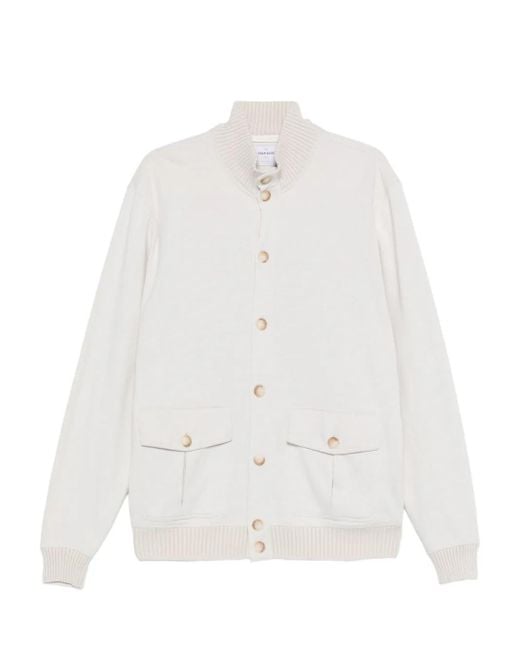 メンズ Gran Sasso パッチポケット ジャケット White