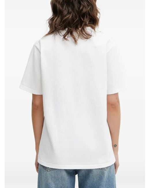 A Bathing Ape White Camo Shark Graphic T-Shirt