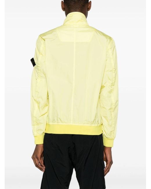 Stone Island Yellow Reps Zip-up Lightweight Jacket for men