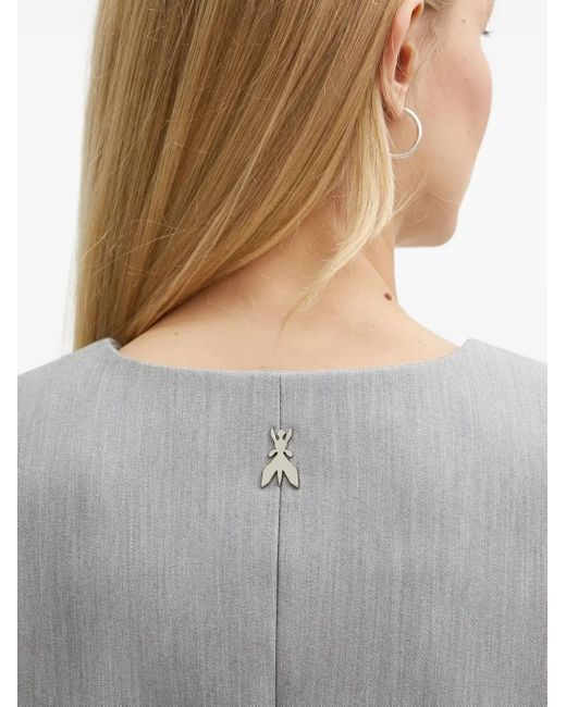 Patrizia Pepe White V-Neck Vest