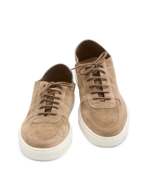 Common Projects Brown Bball Slim Deconstructed Sneakers for men