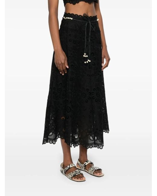 Zimmermann Black 'Rhiannon' Skirt