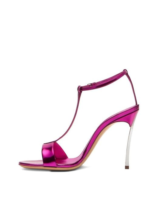 Casadei Pink Blade Heeled Sandals