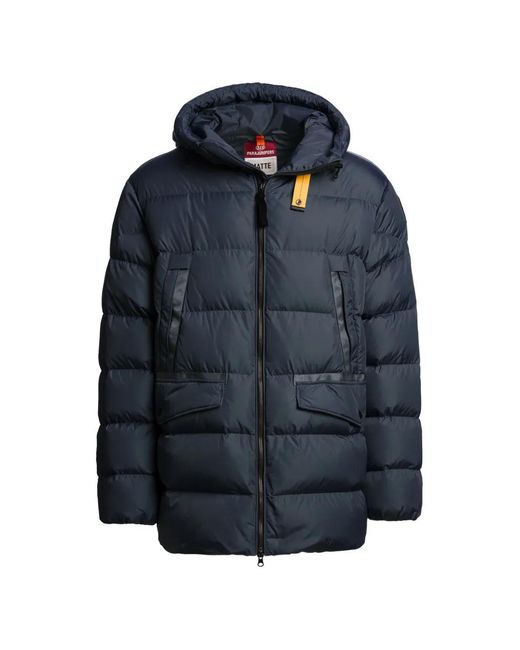 Parajumpers Blue Sallins Hooded Parka for men
