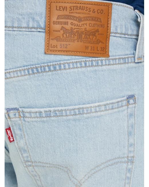 Levi's Blue 512 Tapered Jeans for men