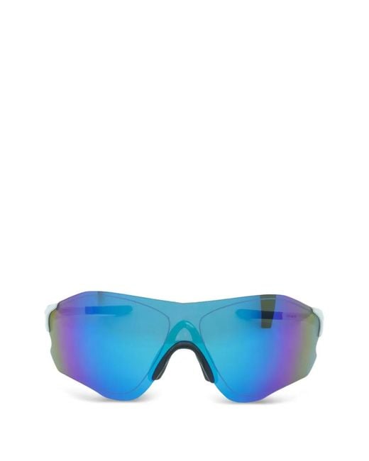 Oakley Blue Evzero Path Geometric-Frame Sunglasses for men