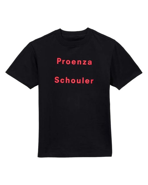 Proenza Schouler Black Lunar New Year Logo-Print T-Shirt