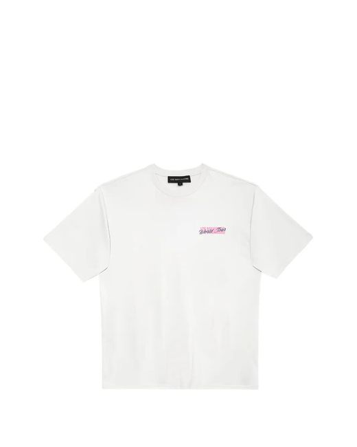 Les Benjamins White Print Relaxed T-Shirt for men