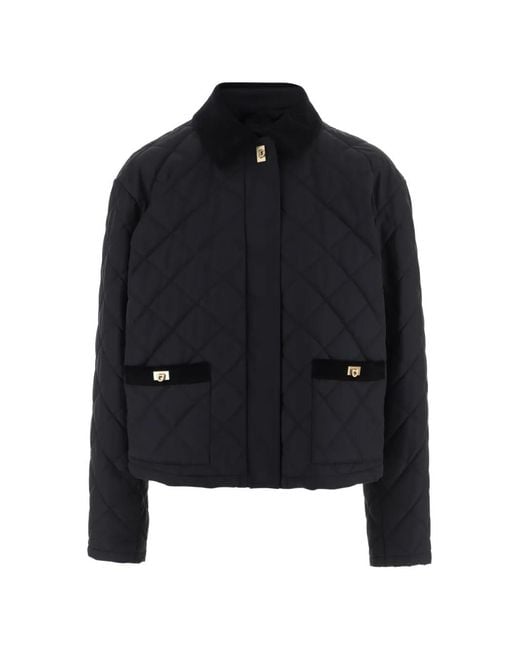 Ferragamo Black Padded Blouson