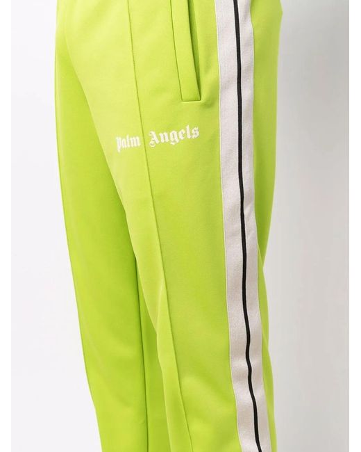 Palm Angels Yellow Pantaloni Sportivi for men
