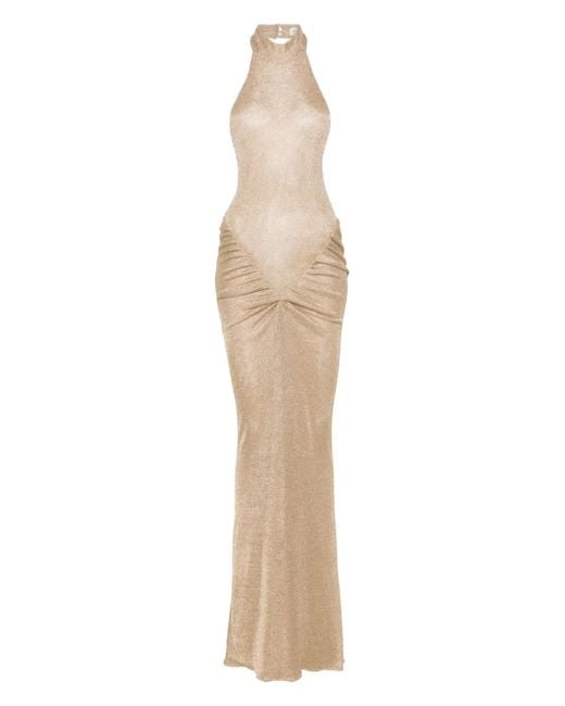 The New Arrivals Ilkyaz Ozel Cass マキシドレス Natural