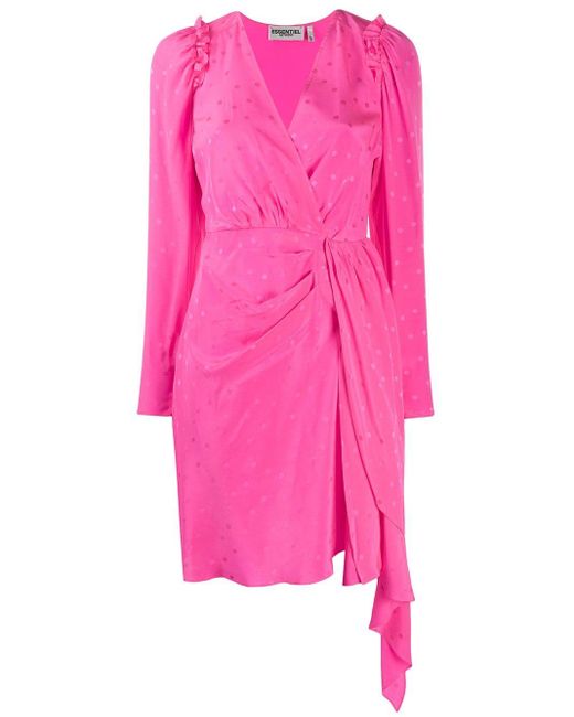Essentiel Antwerp Pink Viesbeth Silk Dress