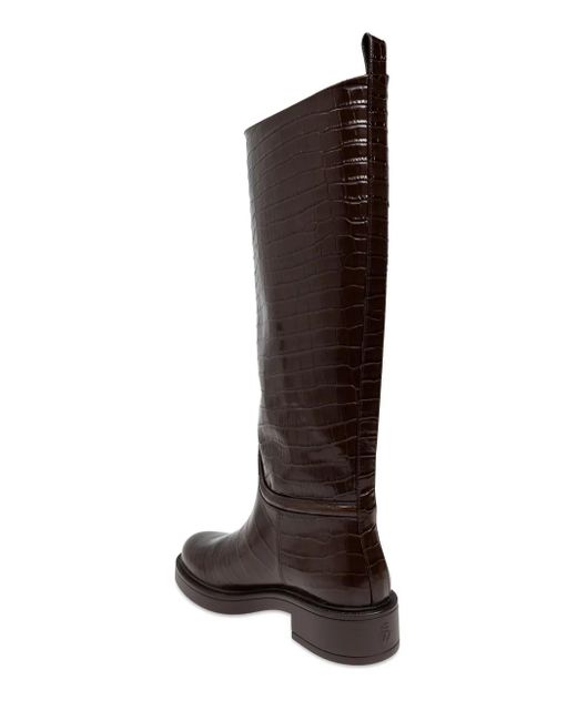 Stuart Weitzman Brown Leather Boots Celia