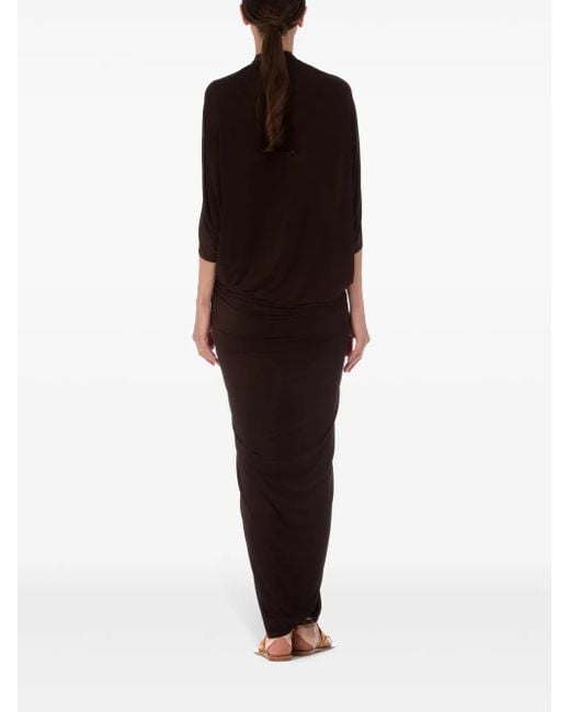 Silvia Tcherassi Tuniek Met Broche Detail in het Black