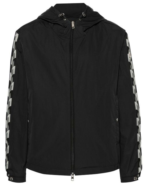Moncler Black Moyse Hooded Jacket - Men's - Polyester for men