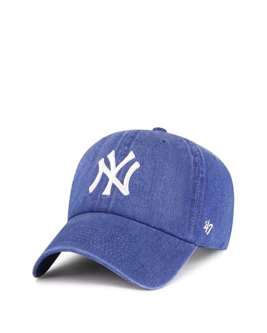 '47 Blue Logo-Embroidered Cap