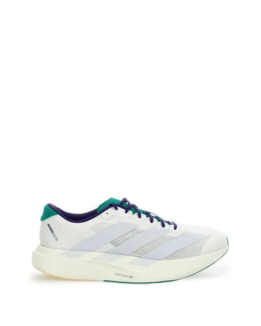 Adidas White Adizero Evo Sl Sneakers for men