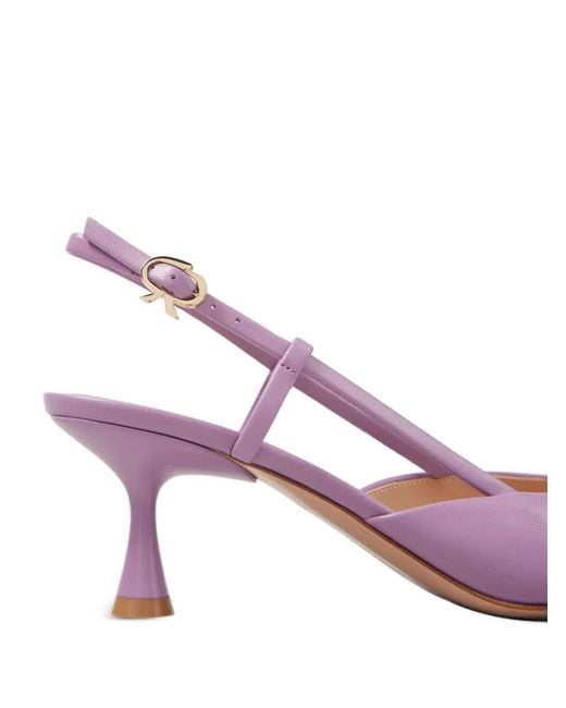 Gianvito Rossi Pink 55Mm Ascent Pumps