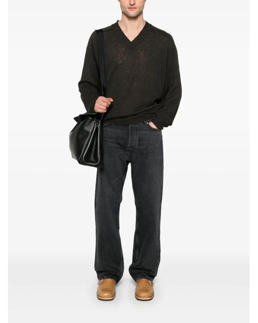 Our Legacy Rue V-Neck in Black for Men | Lyst