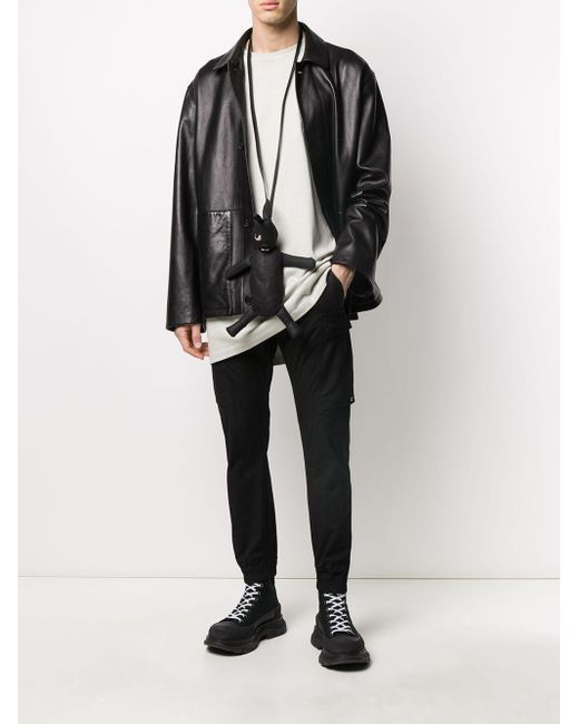 rick owens bunny pouch