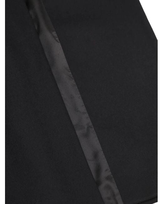 A.P.C. Wollen Jas Met Dubbele Rij Knopen in het Black