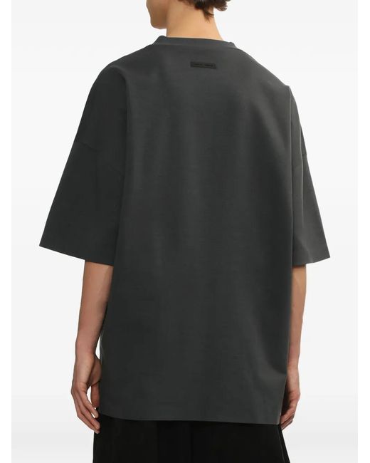 Fear Of God Black Logo T-Shirt for men