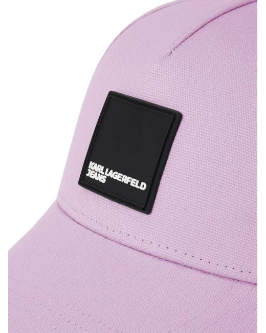 Karl Lagerfeld ロゴ キャップ Pink