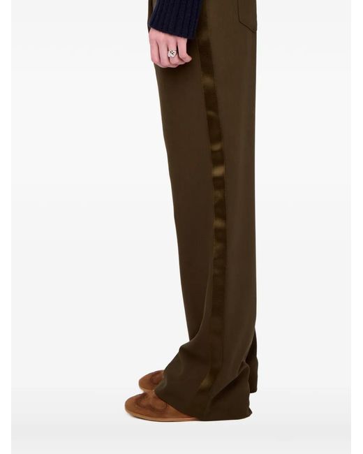 Zadig & Voltaire Green Poma Drawstring Trousers