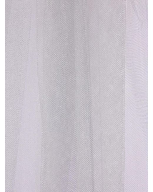 Falda circular de tul Comme des Garçons de color White