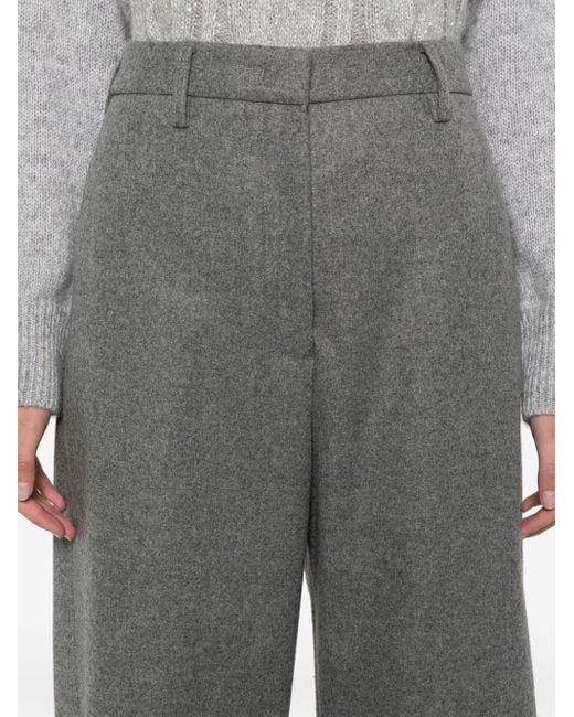 Fabiana Filippi Gray Flannel Trousers